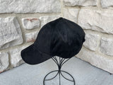 Microsuede Black Cap