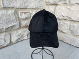 Microsuede Black Cap