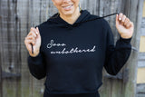 Sooo Unbothered Crop Hoodie