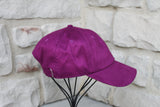 Microsuede Magenta Cap