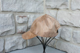 Microsuede Tan Cap